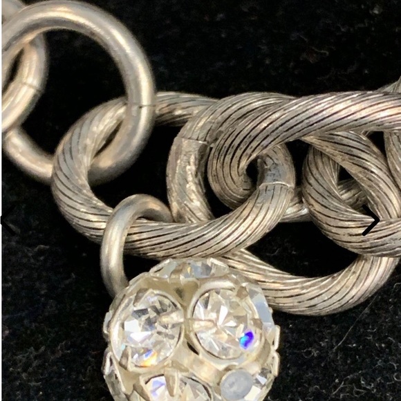 New Arrival 💜Collector John Wind chain bracelet with CZ charm - Picture 3 of 6